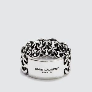 YVES SAINT LAURENT PLAQUETTE RING